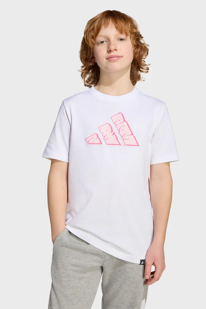 Дитяча біла футболка Graffiti Graphic Kids 4