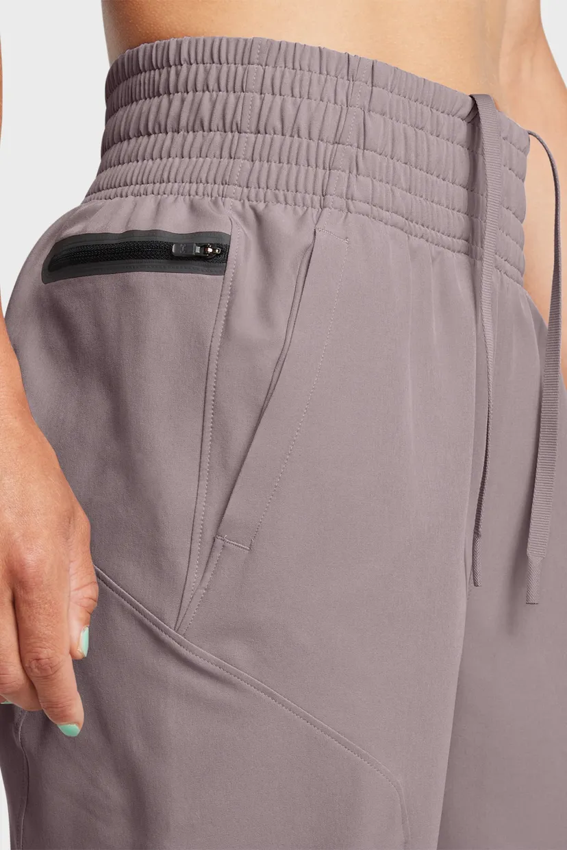Женские пудровые спортивные брюки UA Unstoppable Ankle Pants 4