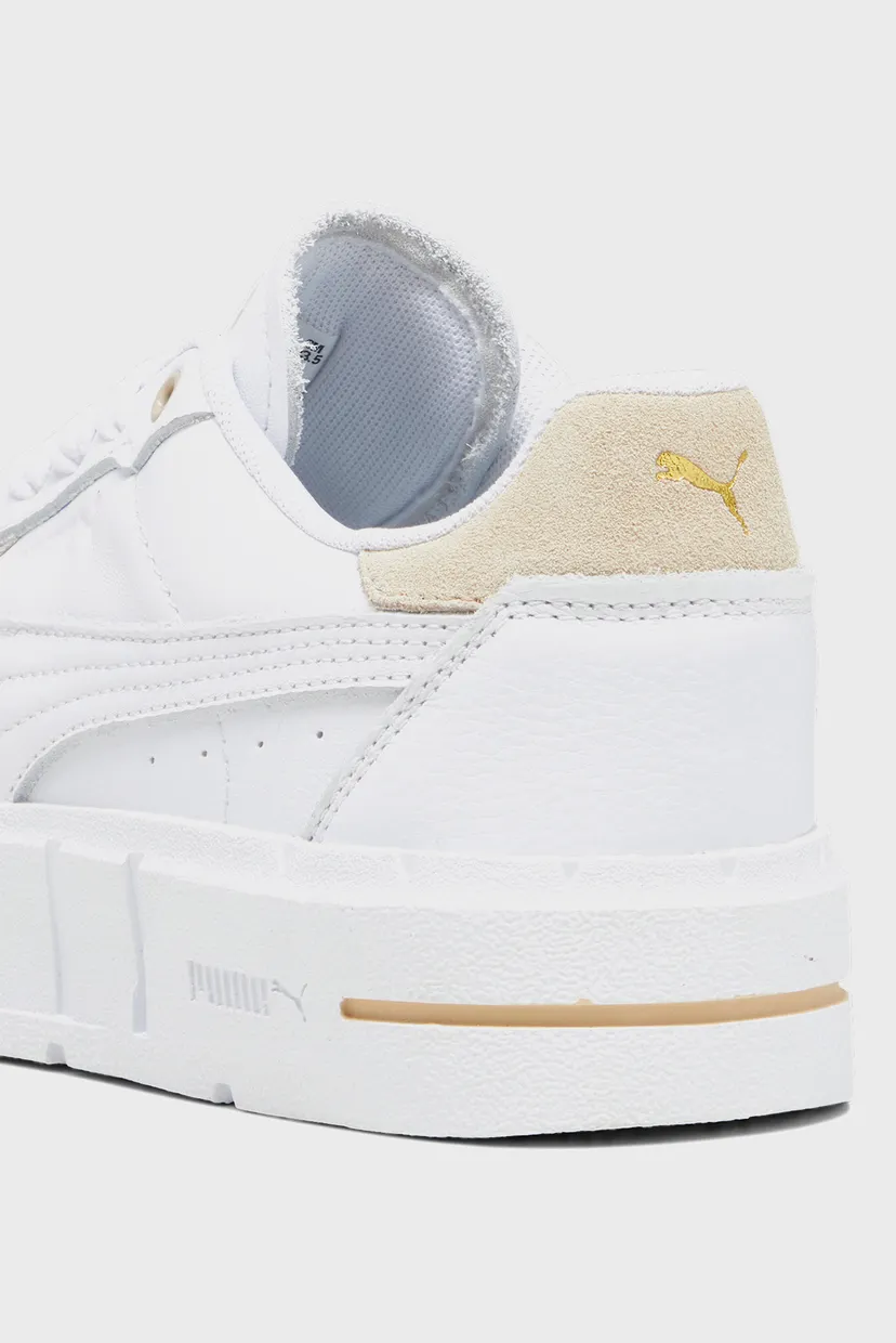 Женские белые кожаные сникерсы Cali Court Match Sneakers Women 6