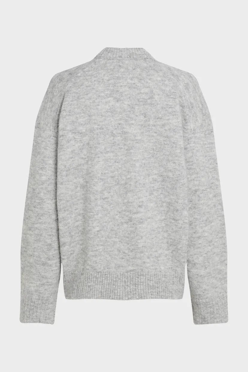Жіночий сірий кардиган TEXTURED LOOSE 6