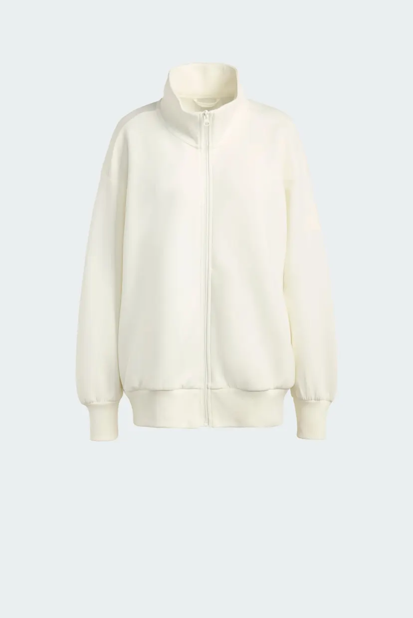 Жіноча біла спортивна кофта ALL SZN Soft Lux Loose Full-Zip 6
