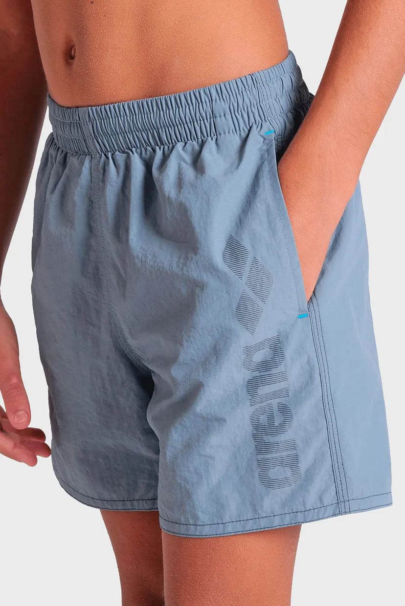 Дитячі сірі плавальні шорти LOGOTYPE BEACH BOXER 4