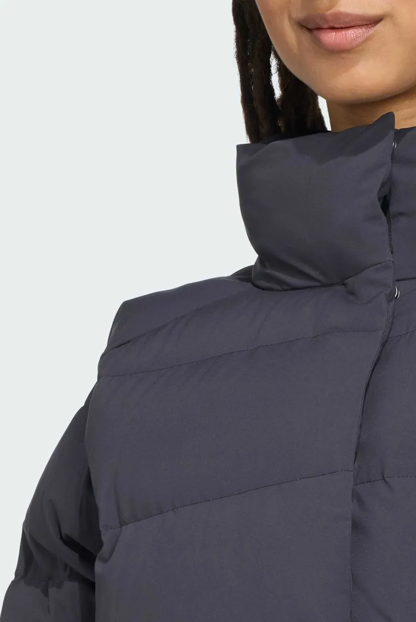 Женский черный пуховик Helionic CLIMAWARM Relaxed 4