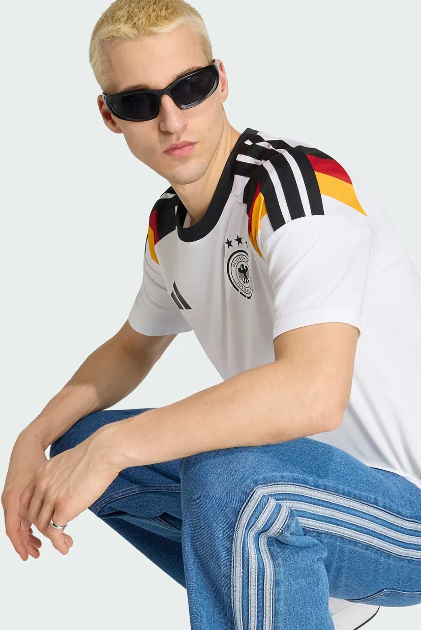 Мужская белая футболка Germany 26 Fan 4