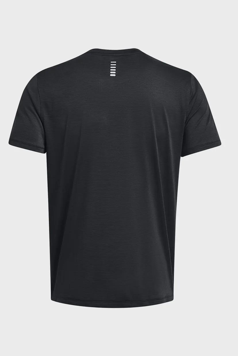 Чоловіча чорна футболка UA LAUNCH SHORTSLEEVE 4