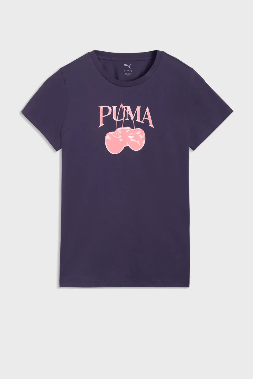 Жіноча фіолетова футболка Graphic Cherry Tee Women 4