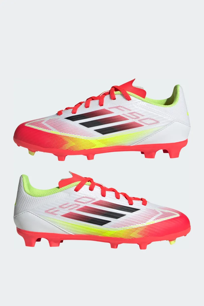 Дитячі білі бутси F50 League Firm/Multi-Ground Kids 7