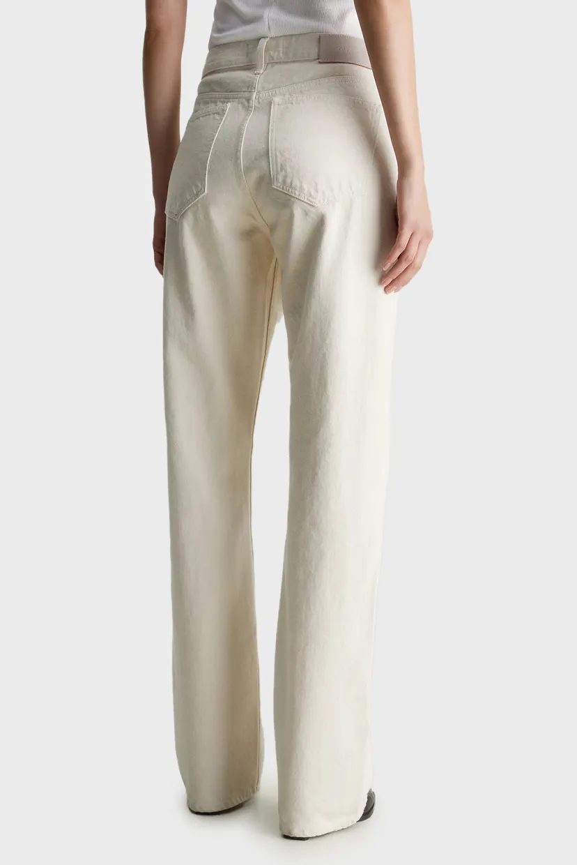 Женские белые джинсы MID RISE RELAX BOOTCUT ECRU 3