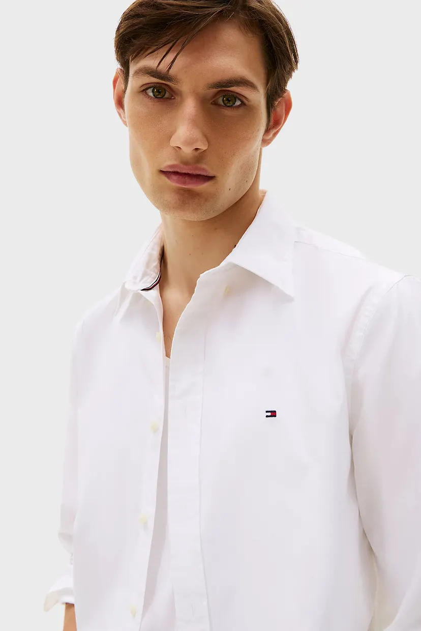 Чоловіча біла сорочка CORE FLEX POPLIN SOLID RF SHIRT 4