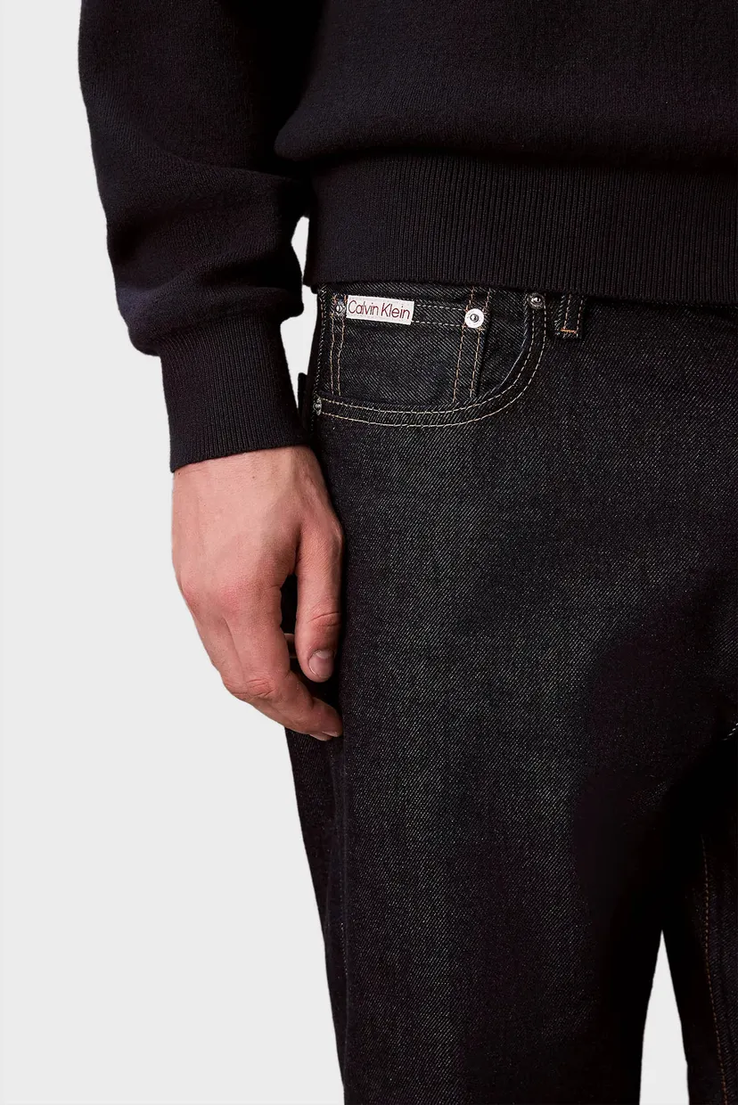 Чоловічі темно-сині джинси 5PKT 90S TAPER CK RAW RINSE JEAN 4