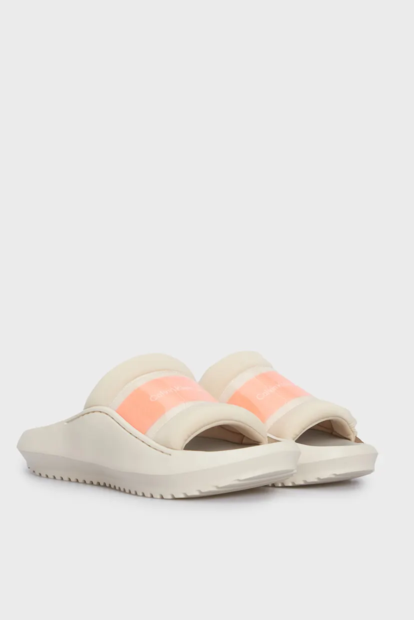 Женские бежевые слайдеры HYBRID SANDAL TPU IN LUM MET 3
