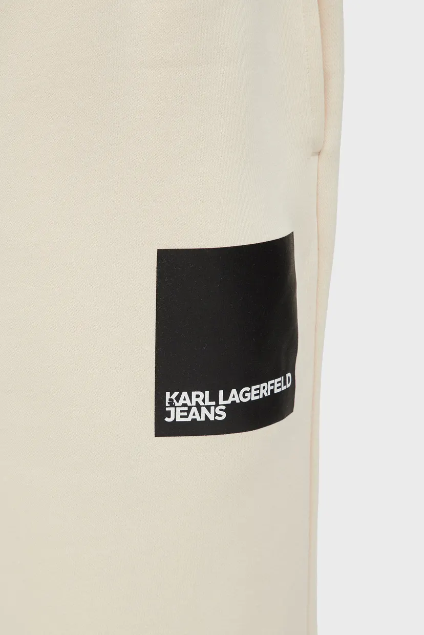 Мужские белые спортивные брюки KLJ RELAXED SWEATPANT 5