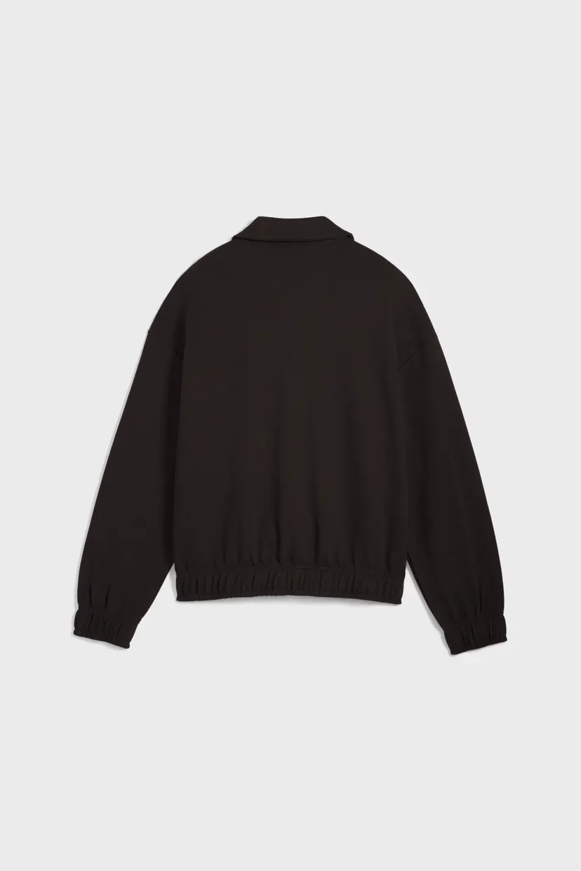 Жіноча чорна спортивна кофта T7 Relaxed Track Jacket Women 7