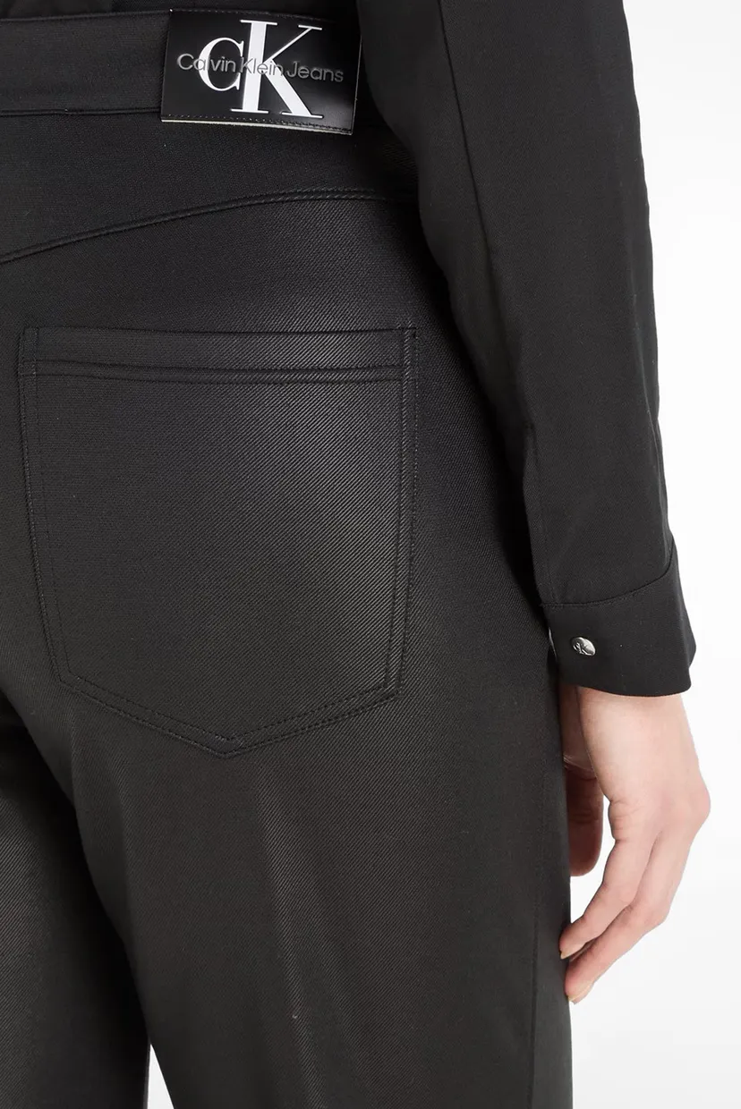 Женские черные брюки COATED MILANO HR STRAIGHT 3