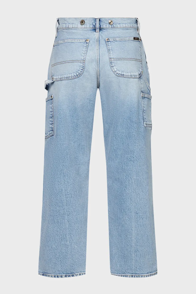 Жіночі блакитні джинси 7