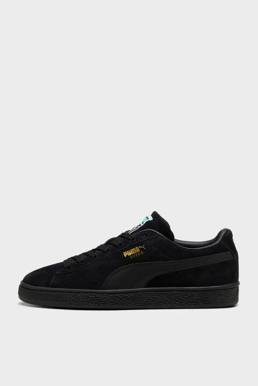 Черные замшевые сникерсы Suede Classic Sneakers Unisex 3