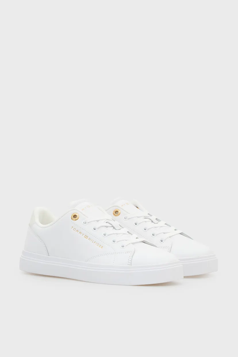 Женские белые кожаные сникерсы FEMININE CUPSOLE 3