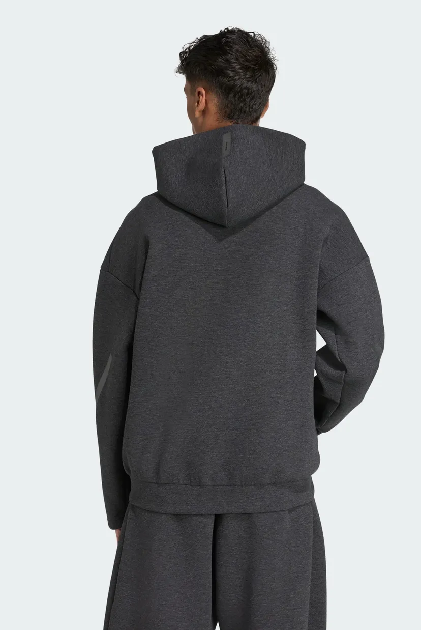 Чоловіче чорне худі adidas Z.N.E. Premium Full-Zip 3