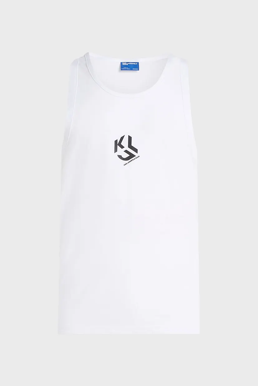 Мужская белая майка JERSEY VEST 5