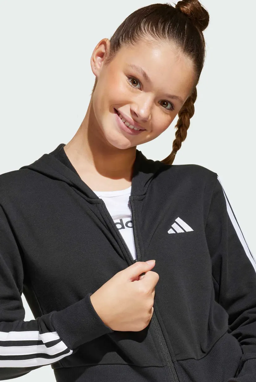 Дитяче чорне худі Essentials Full-Zip Kids 4