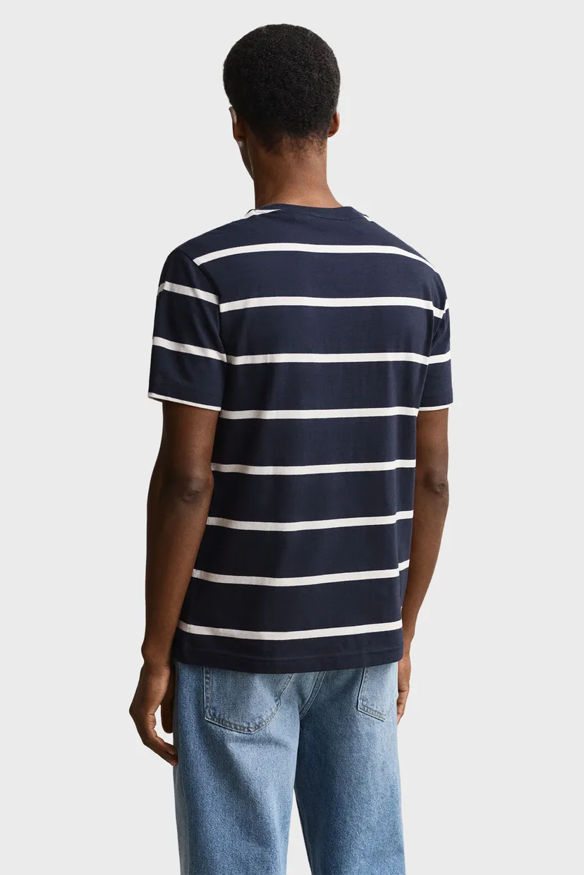 Чоловіча темно-синя футболка у смужку STRIPED SS 3