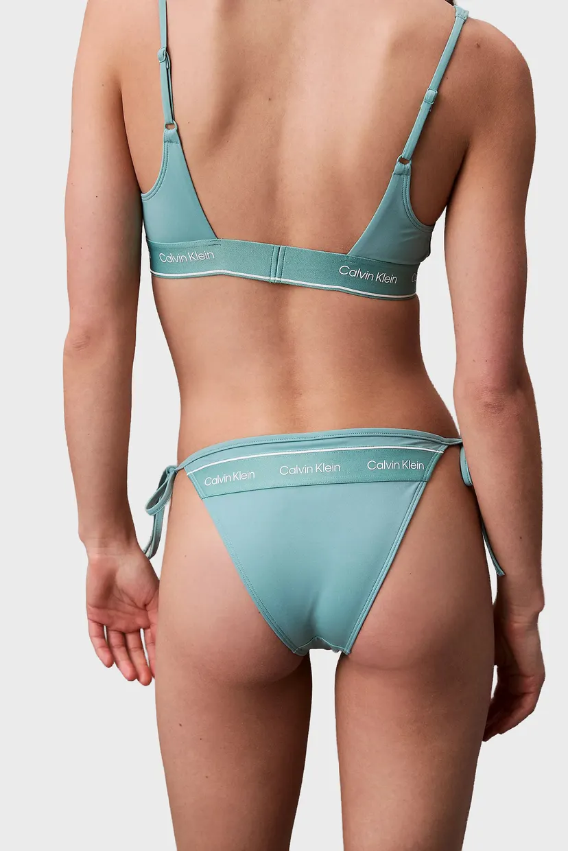 Женские мятные трусики от купальника STRING SIDE TIE 3