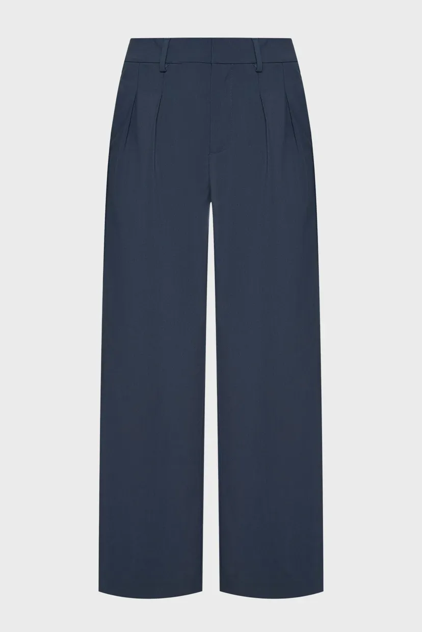 Женские темно-синие брюки TAILORED WIDE LEG PANT 6