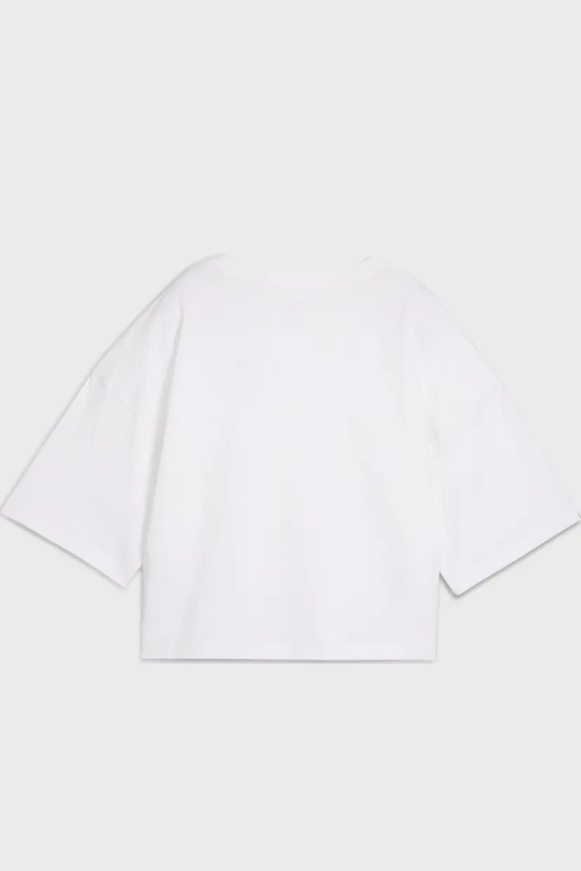 Жіноча біла футболка WARDROBE ESS Oversized Short Tee Women 5