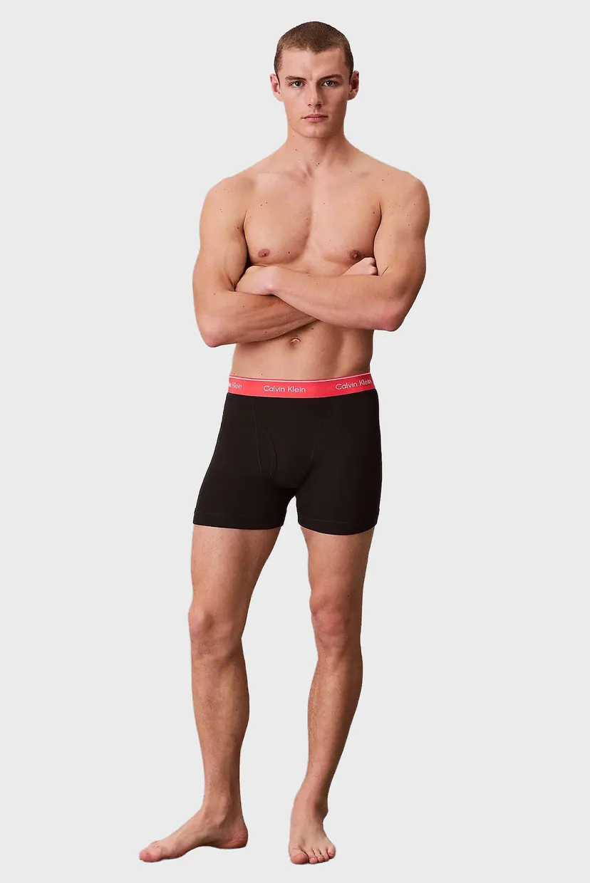 Мужские черные боксеры (3 шт) BOXER BRIEF 5