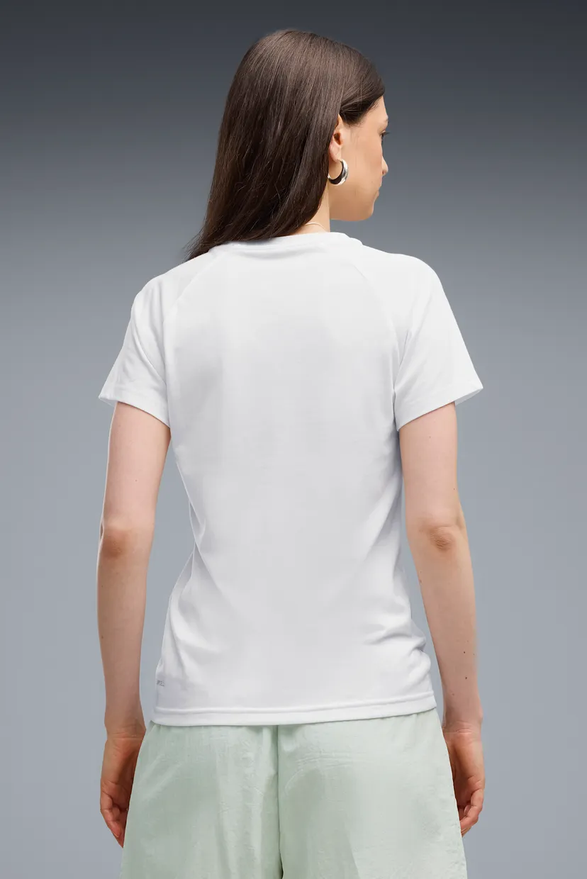 Женская белая футболка PUMATECH SENSE Tee Women 3