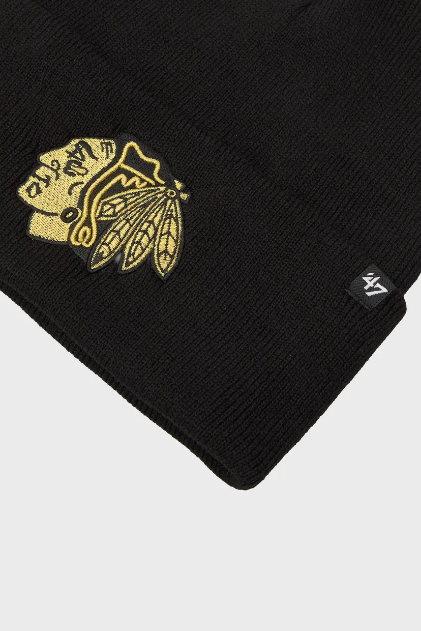 Черная шапка CHICAGO BLACKHAWKS HAYMAKER ME 3
