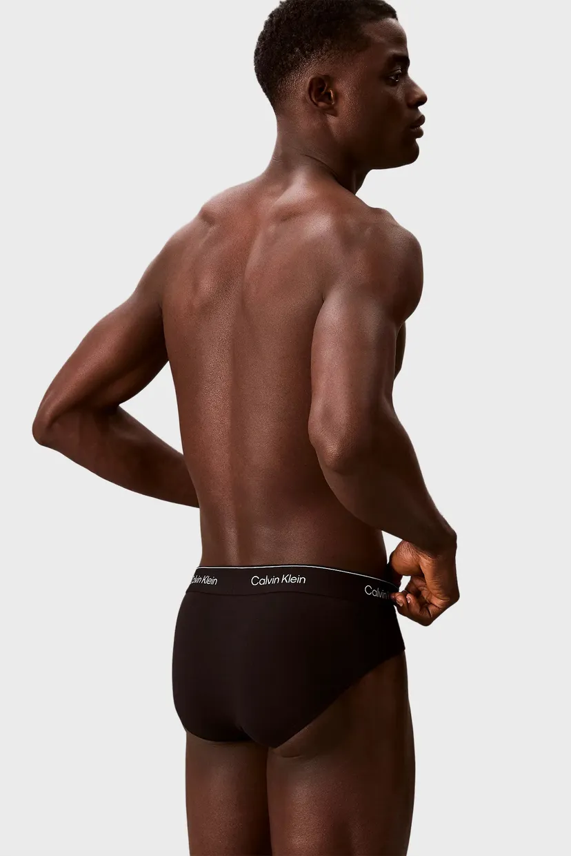 Мужские черные брифы (3 шт) HIP BRIEF 3