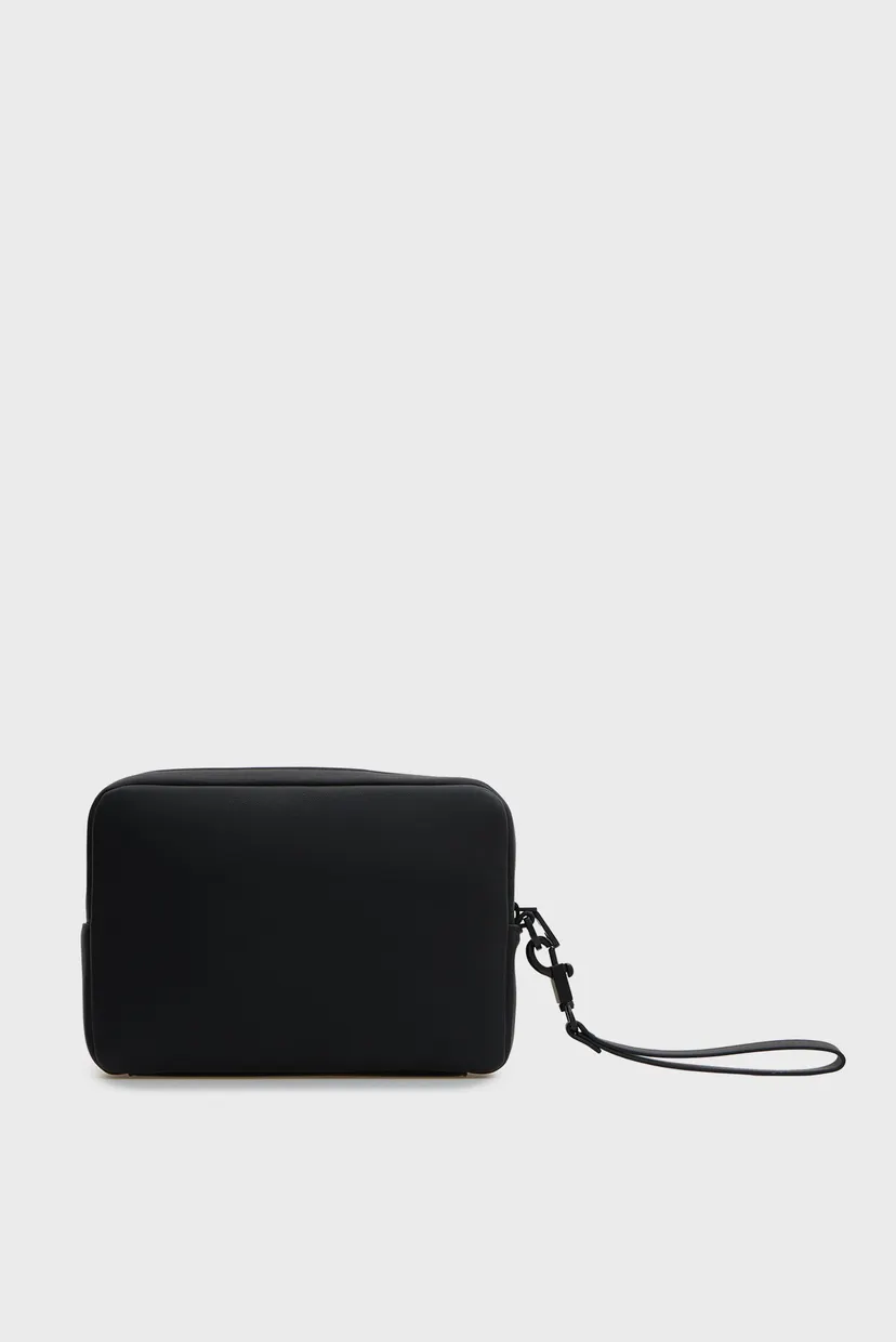 Мужской черный кошелек BOLD POUCH W/ HANDLE 4