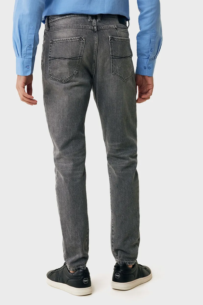 Чоловічі сірі джинси ADAM Jeans mid waist / tapered leg 3