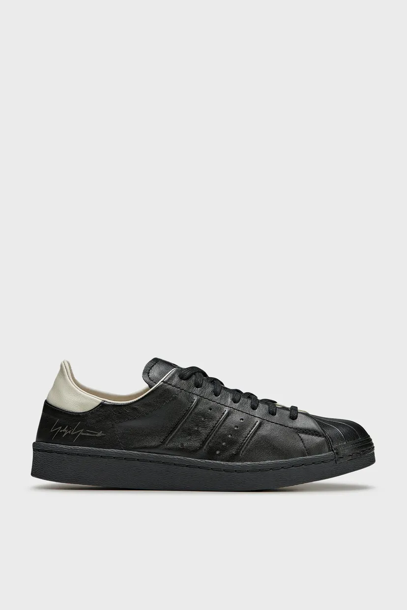 Чорні шкіряні снікерси Y-3 Superstar adidas IH5770 — MD-Fashion