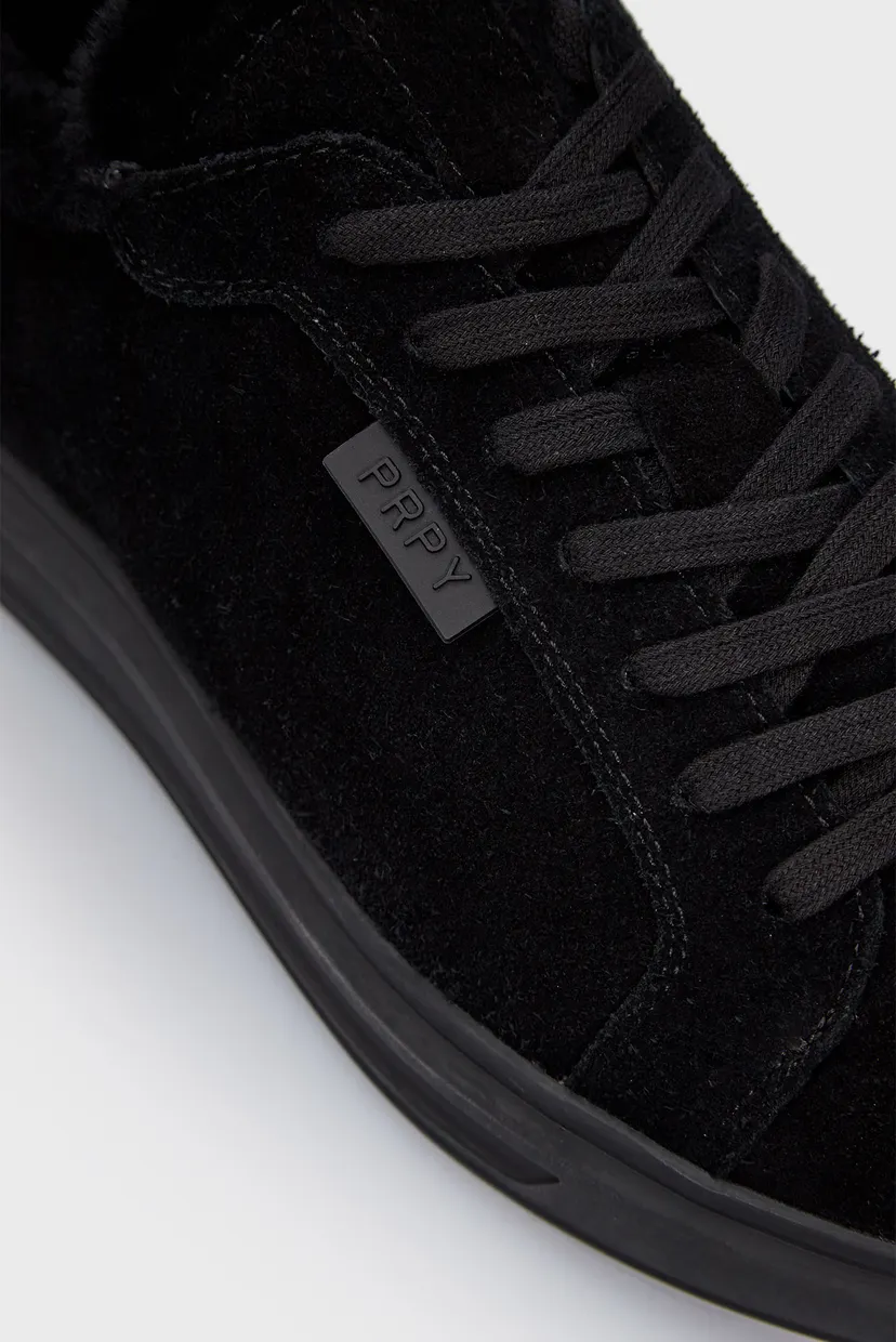 Чоловічі чорні замшеві снікерcи Shaun 6