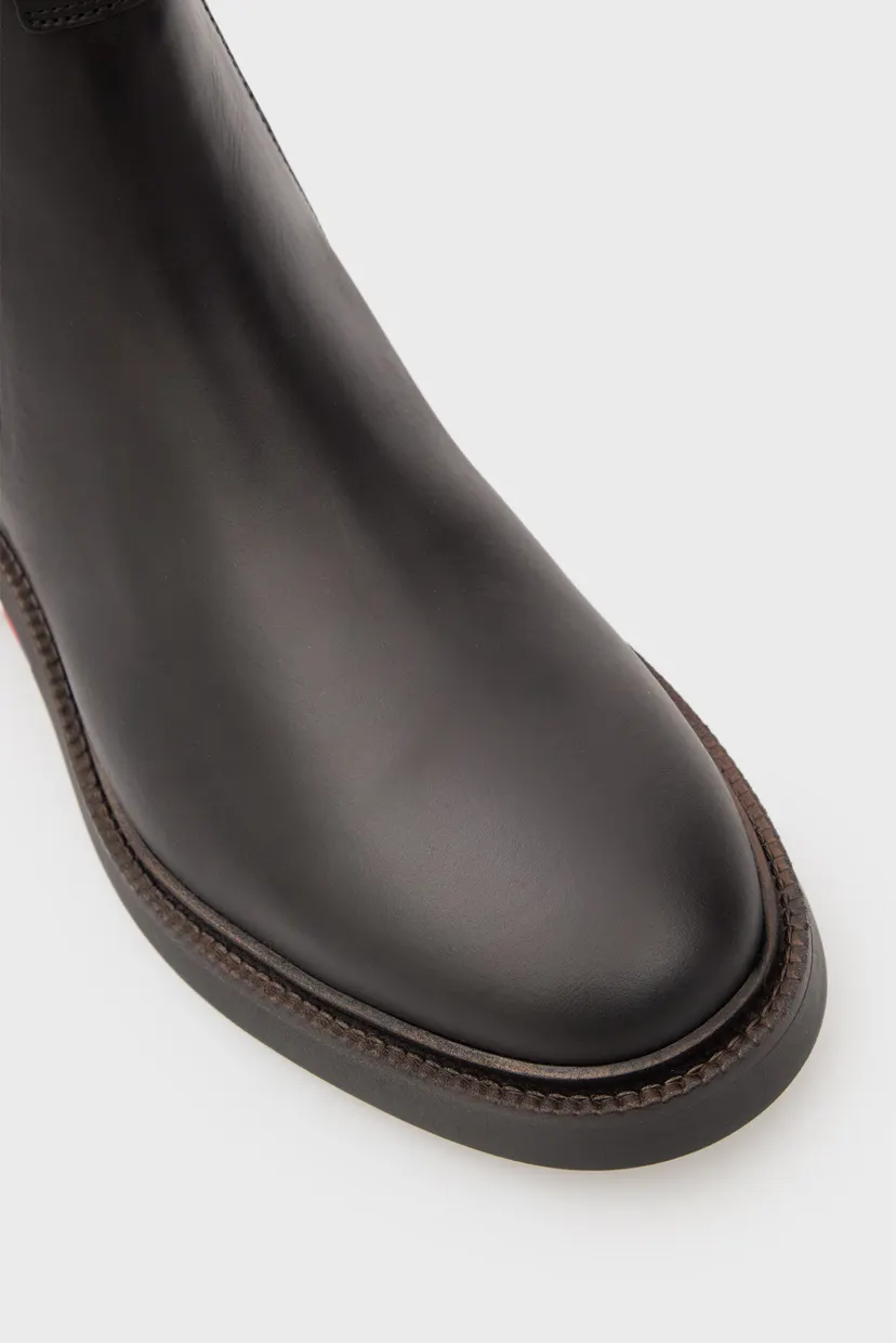 Чоловічі чорні шкіряні челсі COMFORT 4