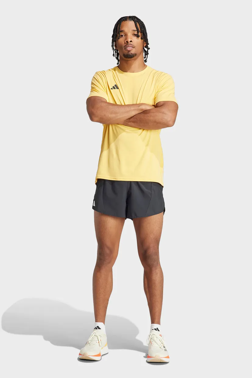 Мужские черные шорты Adizero Essentials Running 4
