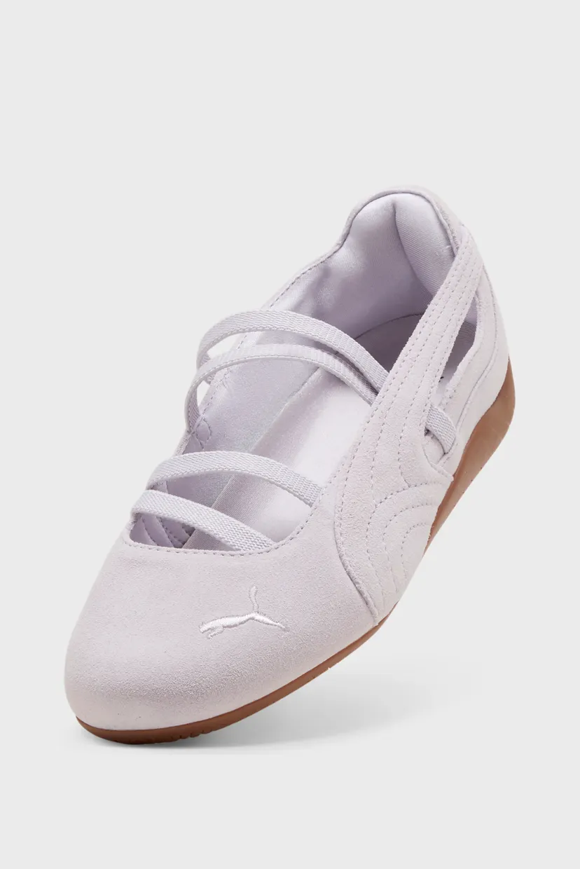 Женские сиреневые замшевые балетки Speedcat Ballet Suede Shoes Women 6