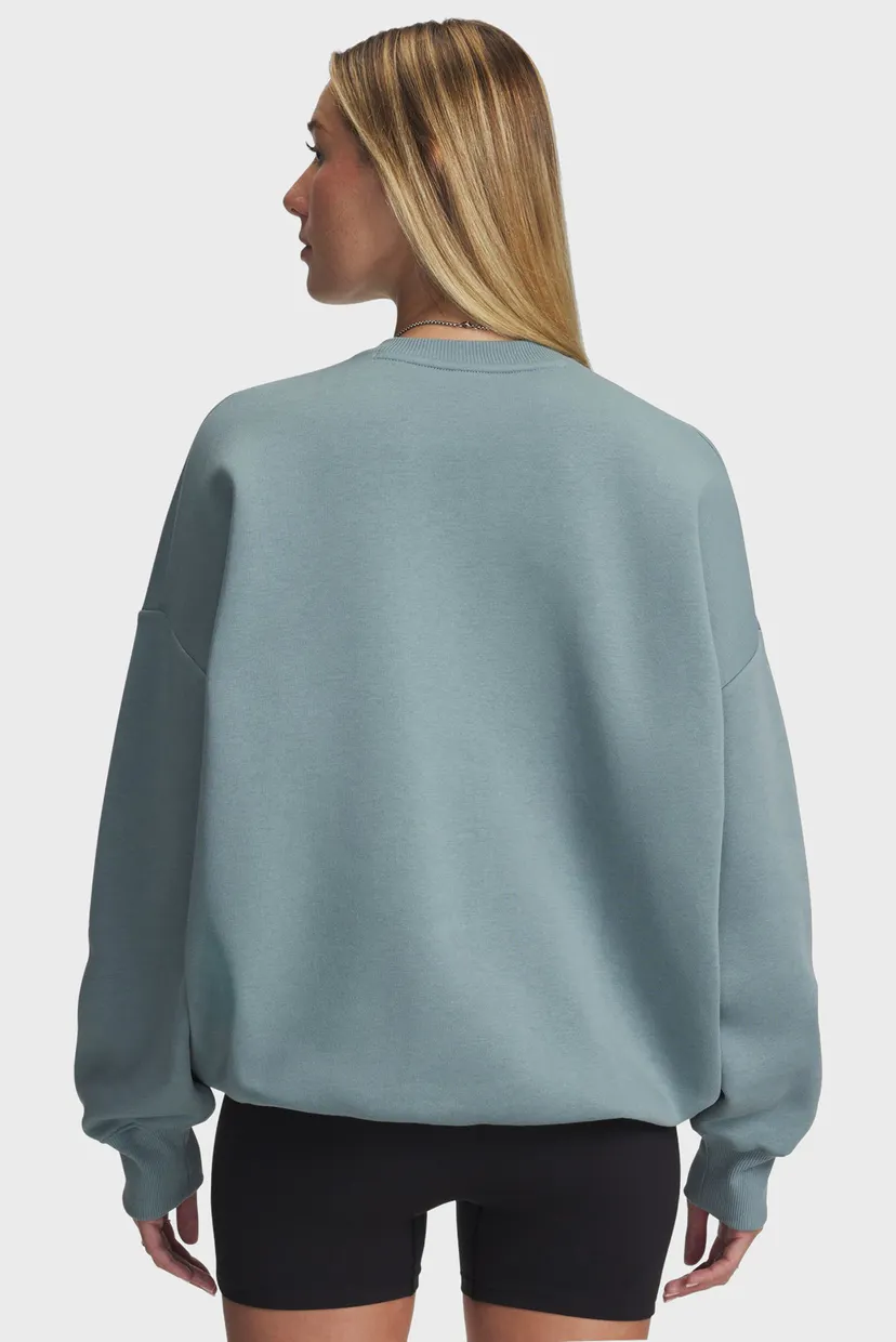 Женский мятный свитшот Rival Flc OS Varsity Crew Under Armour