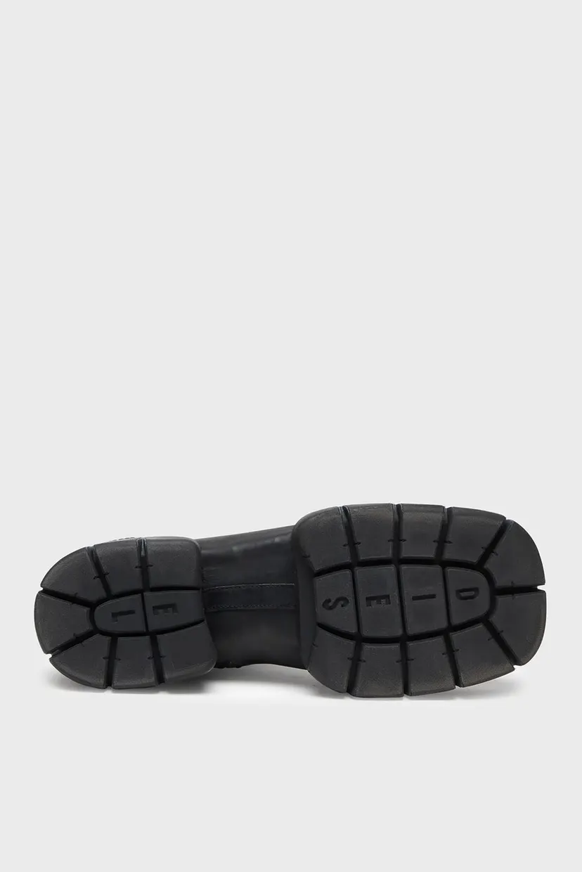 Мужские черные кожаные ботинки TEX / D-TEX BT SHOES 5