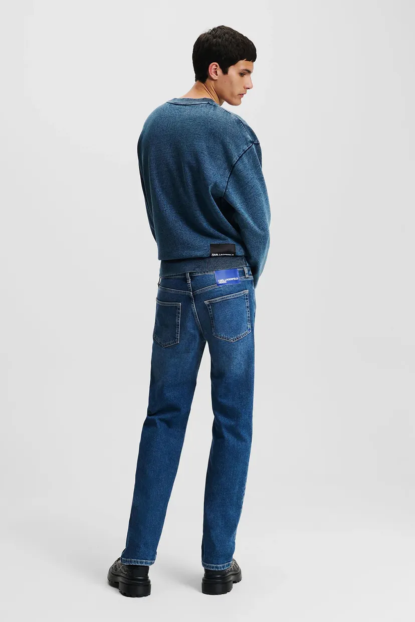 Мужские темно-синие джинсы straight denim 3
