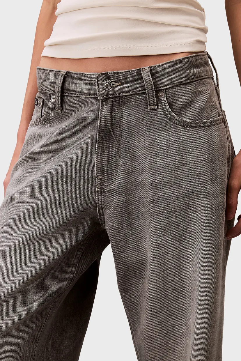 Жіночі сірі джинси LOW RISE BAGGY 4