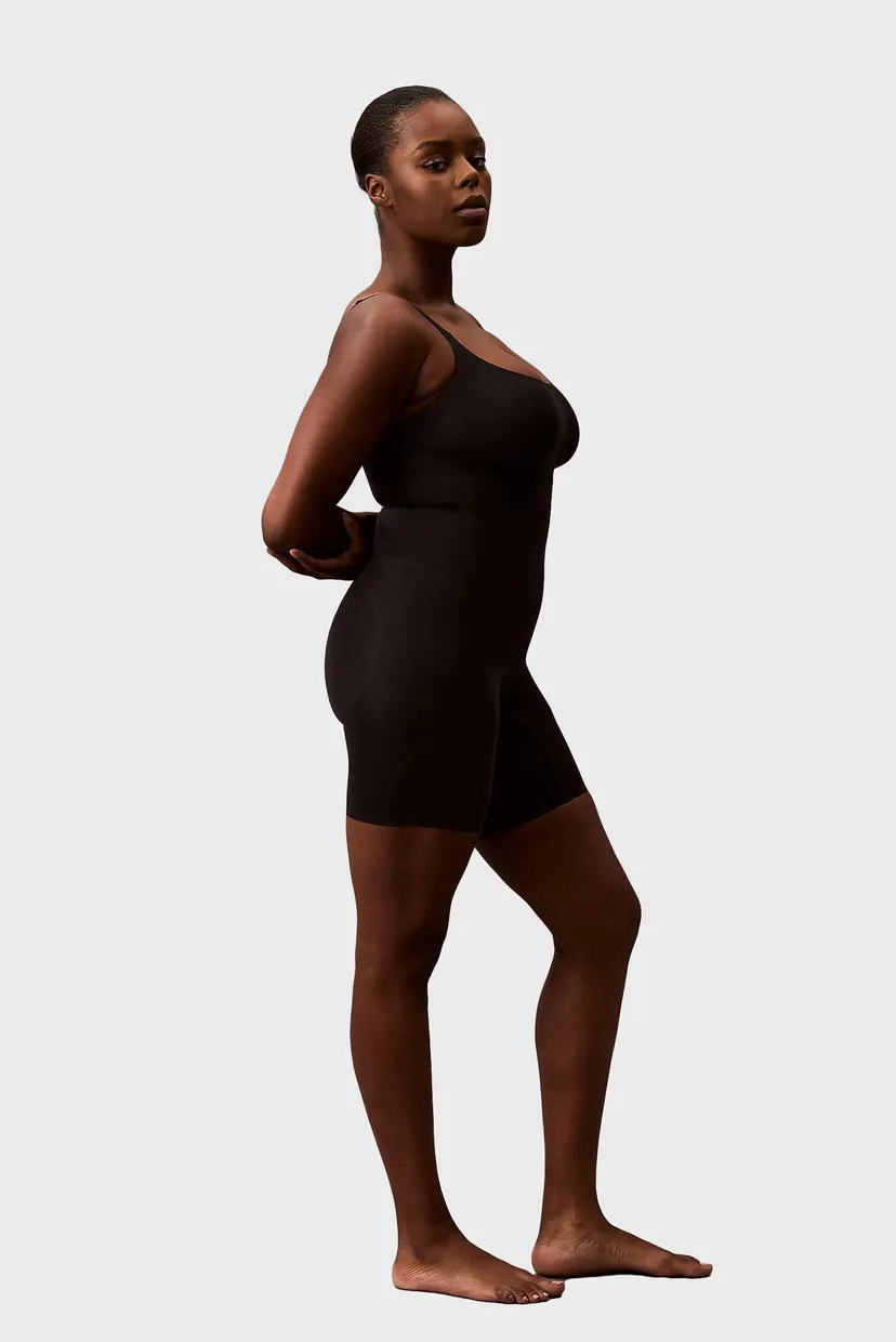 Жіночий чорний моделюючий комбінезон MID THIGH BODYSUIT 3
