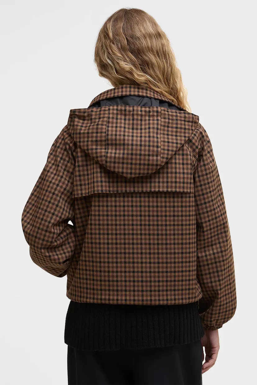 Женская коричневая куртка в клетку Barbour LSP0256BR51 — MD-Fashion