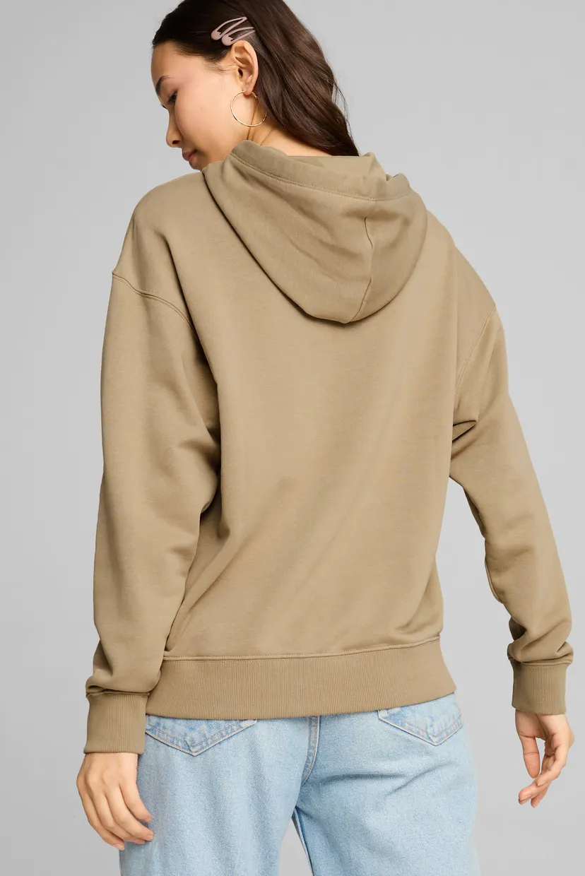 Жіноче бежеве худі PUMA SQUAD Hoodie Women PUMA 682494 — MD-Fashion