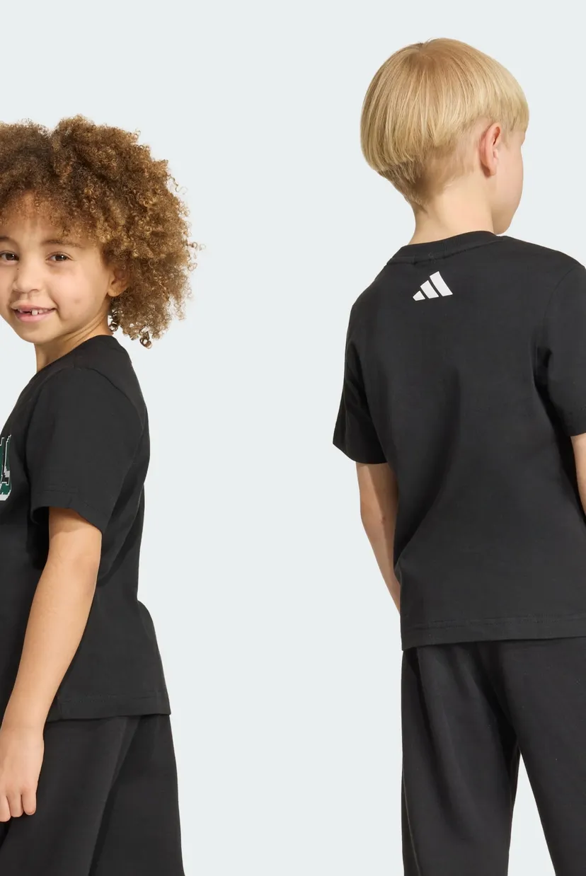 Детская черная футболка ADIDAS MINECRAFT 3