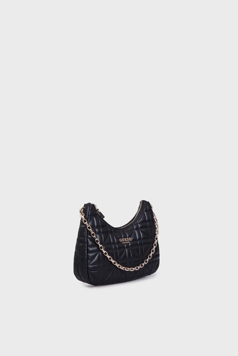 Женская черная сумка ASSIA TOP ZIP SHOULDER BAG 3