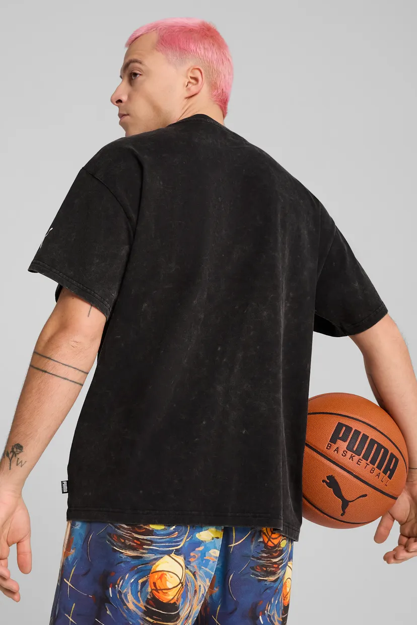 Чоловіча чорна футболка Dylan Exhibit Basketball Tee Men 3