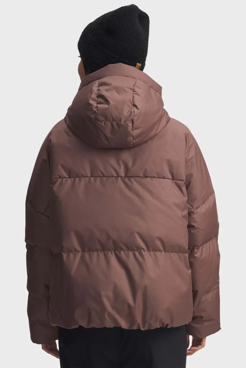 Женский коричневый пуховик Limitless Down Puffer Jacket 3